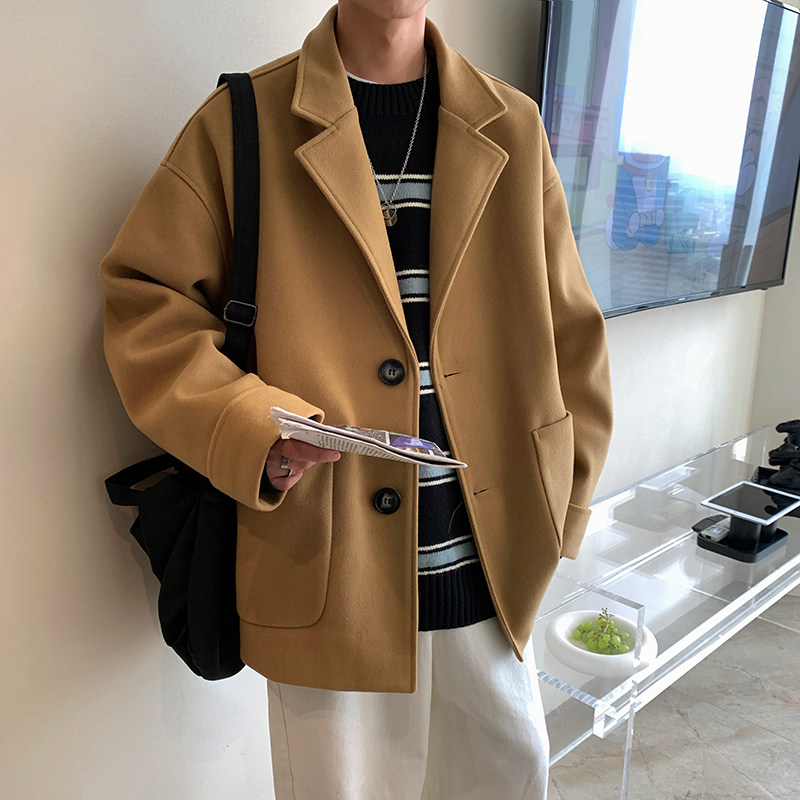 23秋季宽松呢料大衣外套1308DY01特P60,女装短外套,星座1308