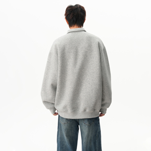 25秋新款 美式校园POLO领衬衫休闲卫衣 ZWY91 特P40图片