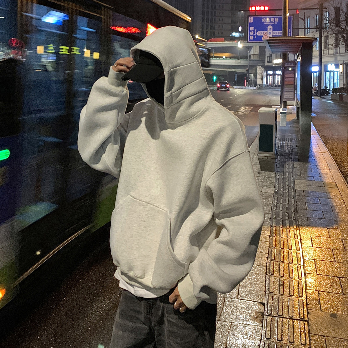 设计师款460g重磅宽松连帽卫衣1308TTTB01P75控98,男装卫衣,星座1308