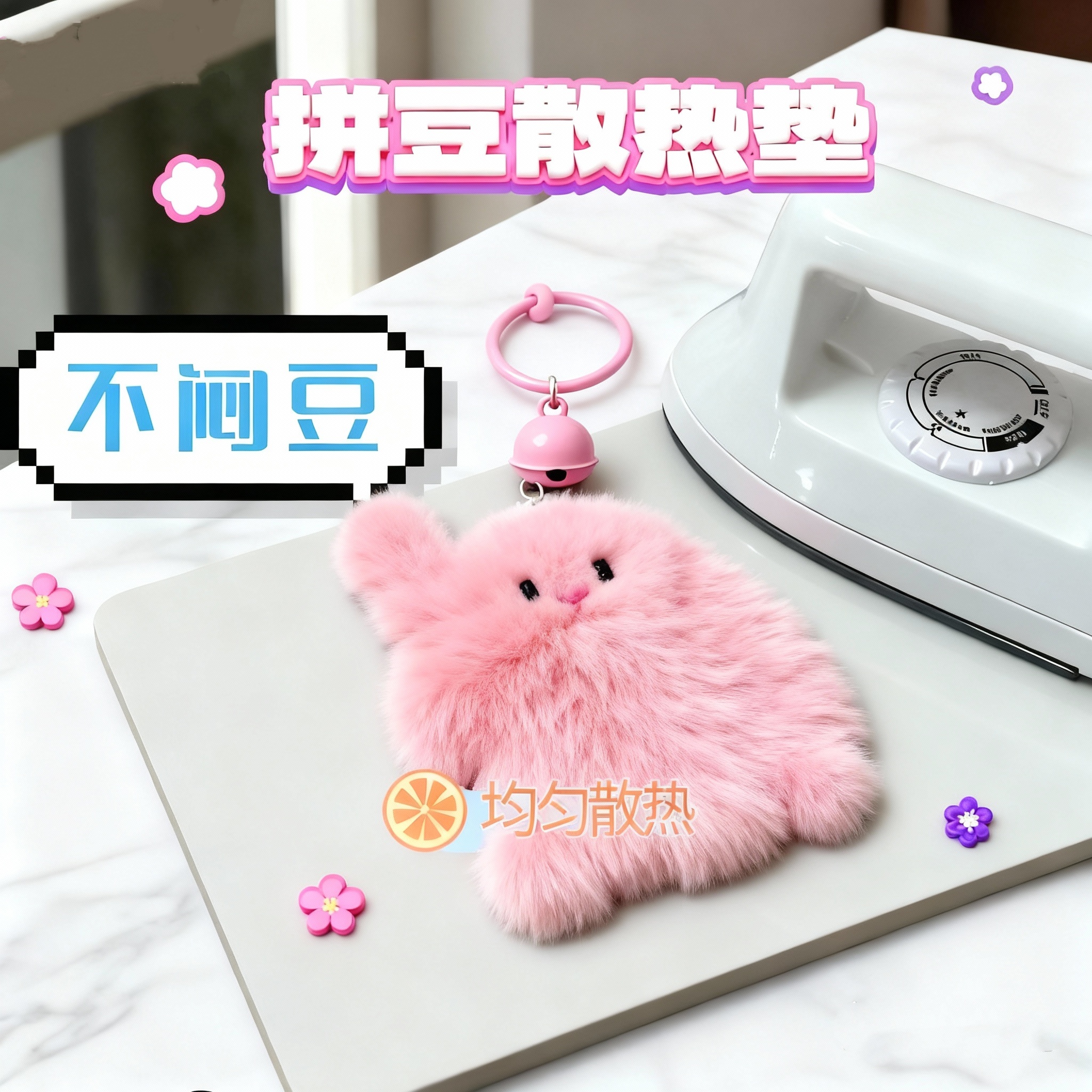 大理石板拼豆拼豆板降温不闷豆冷却散热耐高温宠物降温天然石材大