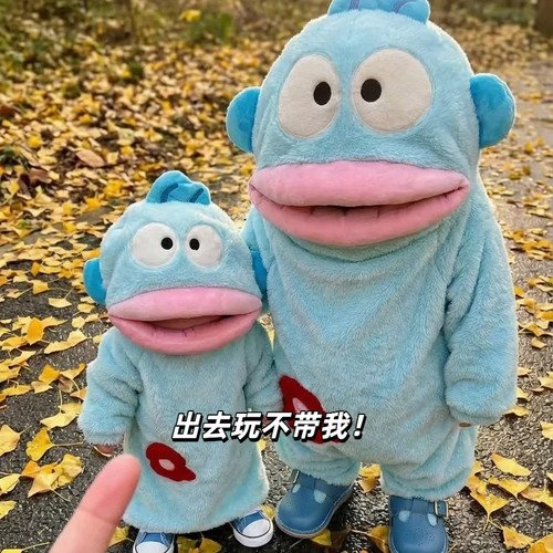 丑鱼睡衣女童睡袍冬季搞怪可爱小丑鱼珊瑚绒睡衣法兰绒加厚连体睡