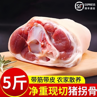 新鲜猪脚圈拐骨猪蹄圈冷冻猪蹄膀猪肉块蹄圈带筋猪拐骨商用批发