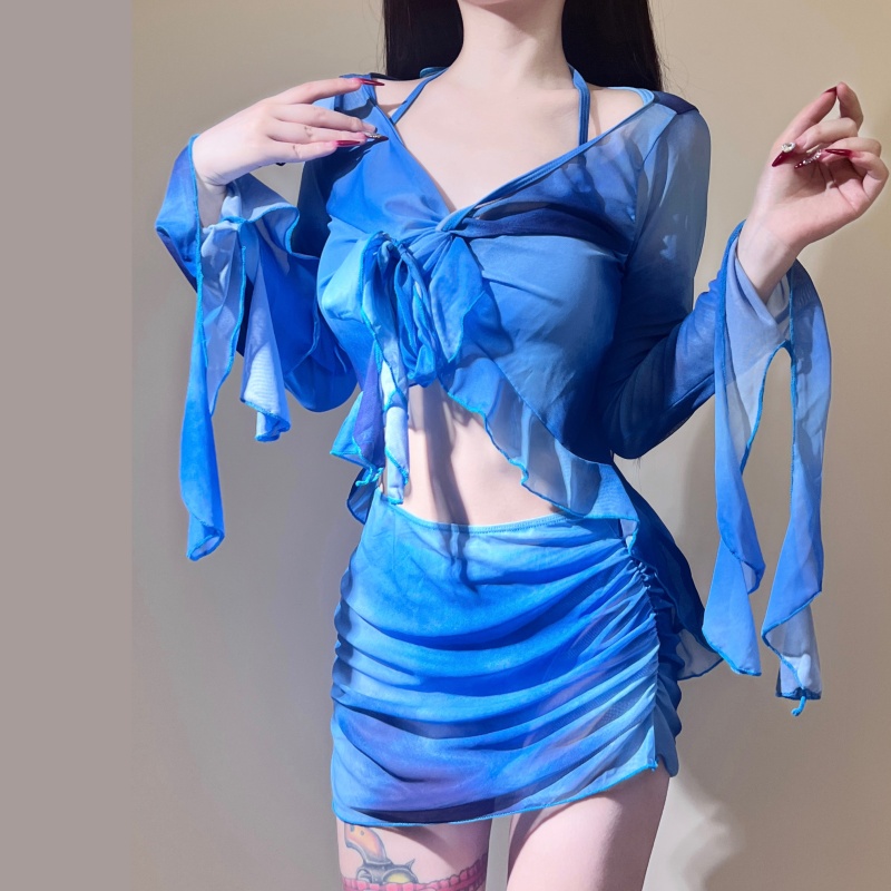 世可儿高级感度假泳衣比基尼套装
