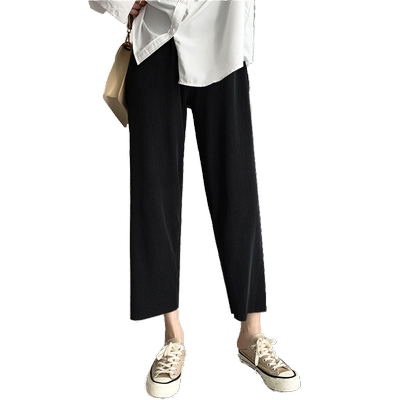 胖妹妹200斤九分休闲风阔腿裤