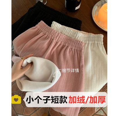 美利来小个子麦穗阔腿裤秋冬