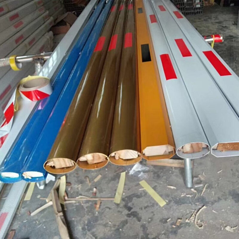 厂促道闸杆八角直杆门卫小区停车场升降起落杆栅栏挡拦车八角伸品