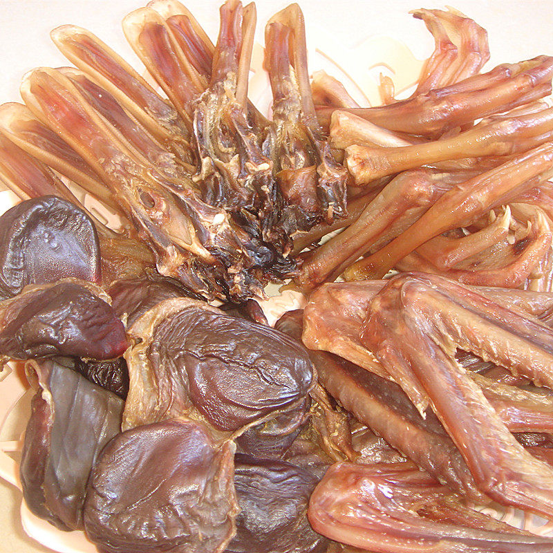 热卖新品江西赣南特产腊鸭下巴 鸭脚鸭翅膀鸭五件年货腊味2件包邮