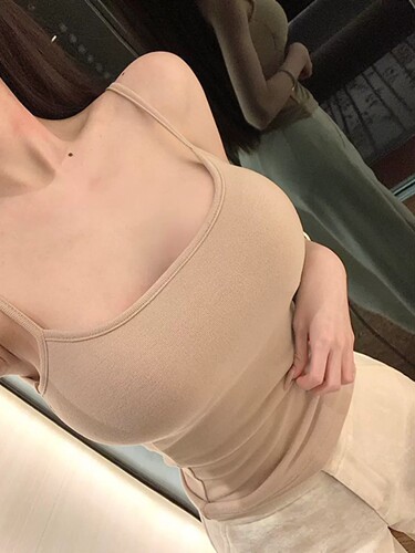 纯棉吊带背心女内搭外穿2024新