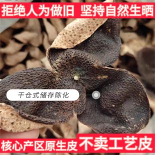 广东新会陈皮青皮自然生晒正宗梅江天马东甲原枝圈枝养生茶大红皮