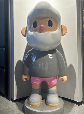 网红Farmerbob男朋友雕塑卡通公仔家里客厅卧室装饰品落地大摆件