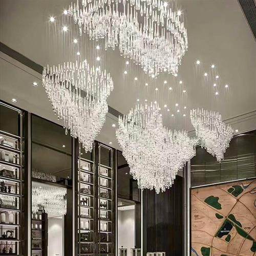 酒店工程灯具水晶吊灯豪华KTV会所售楼部大厅沙盘大型饭店吧台灯