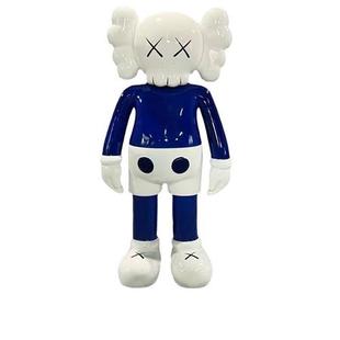 Kaws暴力熊潮牌装 饰品 饰公仔摆件雕塑玻璃钢直播间落地大号装