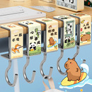 书包挂钩可调节学生书桌课桌边挂包专用钩子免打孔宿舍挂背包神器