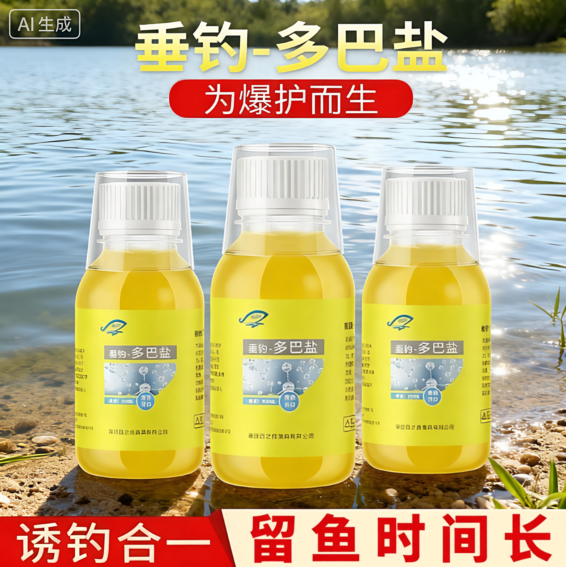 饥饿激素多巴盐留鱼持久打窝用鱼饵钓鱼类饥饿激素诱鱼剂钓鱼促食