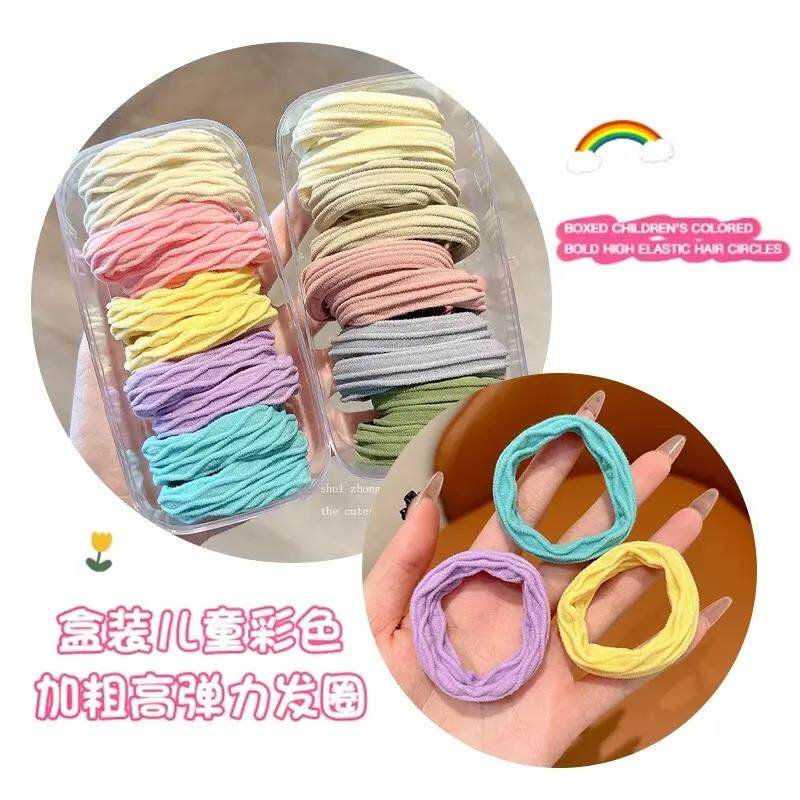 【下单立高减筋50】超柔软弹力耐用高无品牌/皮马尾精品发绳扎头