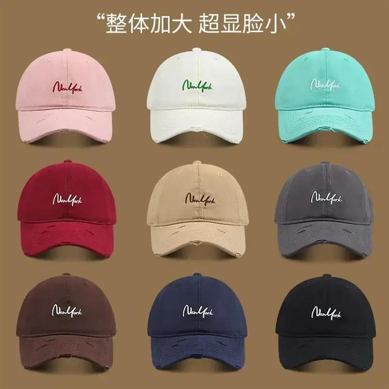 2025新款加大帽檐女防晒遮阳帽韩版百搭鸭舌帽HX