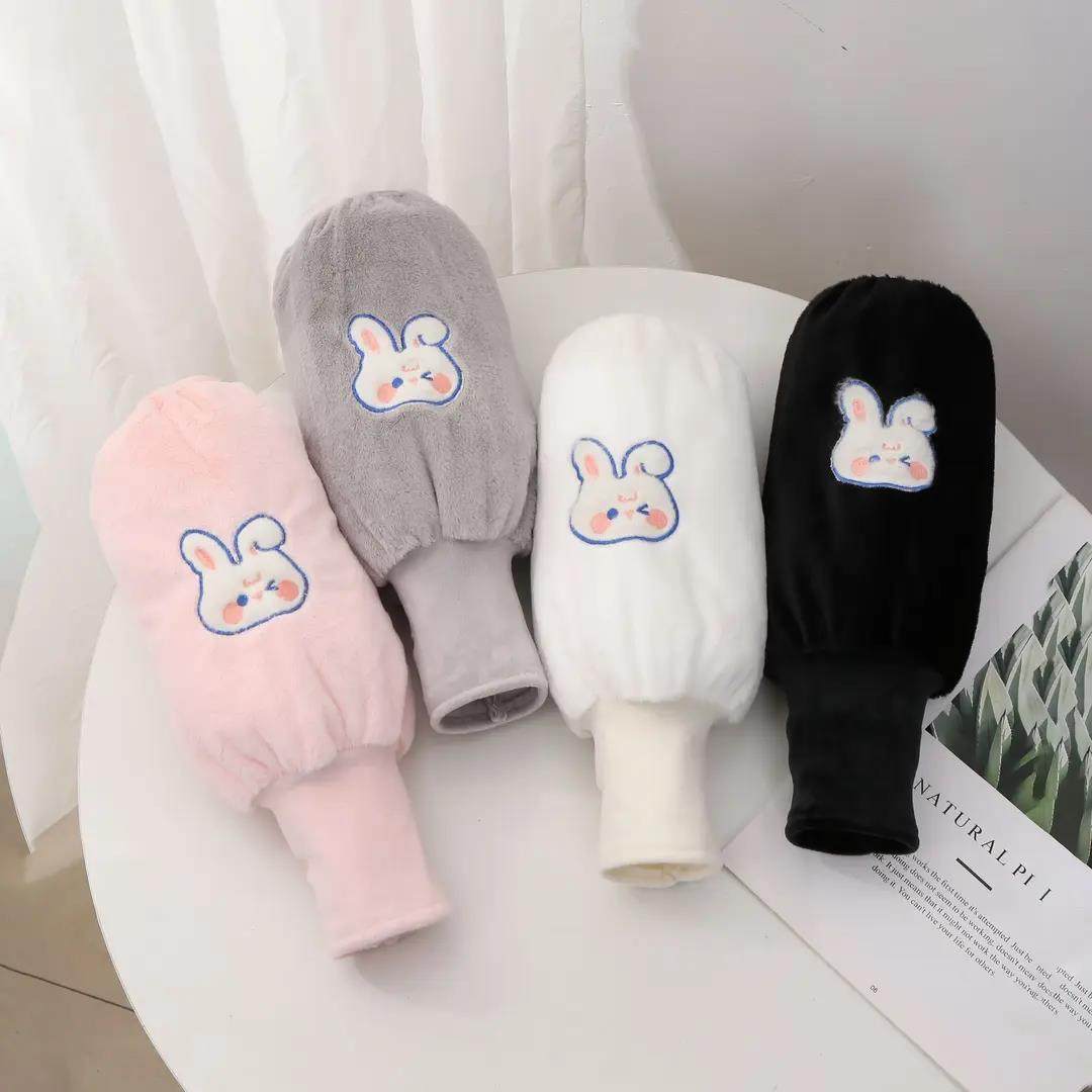 【双11活动】秋冬款加厚暖手二合一兔子袖套成人儿童防寒耐脏