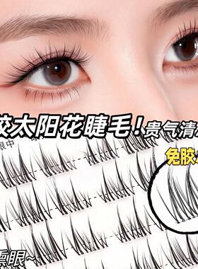 化妆师同款睫毛睫免胶仙子毛自然仿真无假梗毛懒人贴QAS即稳手残