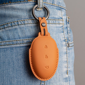 适用长安启源a07真皮钥匙套24款 纯电Q07保护包2025款 汽车钥匙包壳