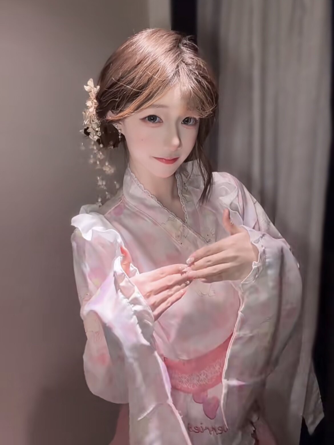 新款森系手工花朵结婚发饰超仙韩式伴娘头花婚纱配饰仙美铃兰发夹