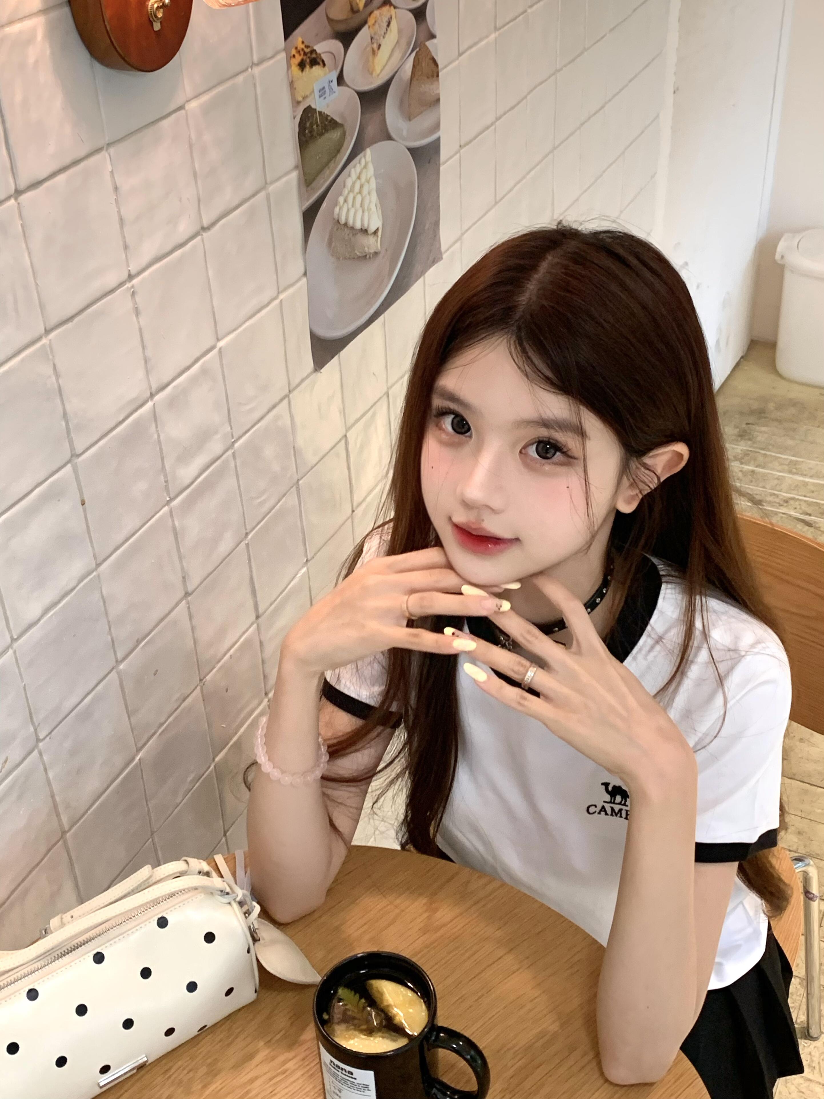 黑色皮质骷髅头项链choker脖颈链锁骨链高级感个性设计百搭饰品女