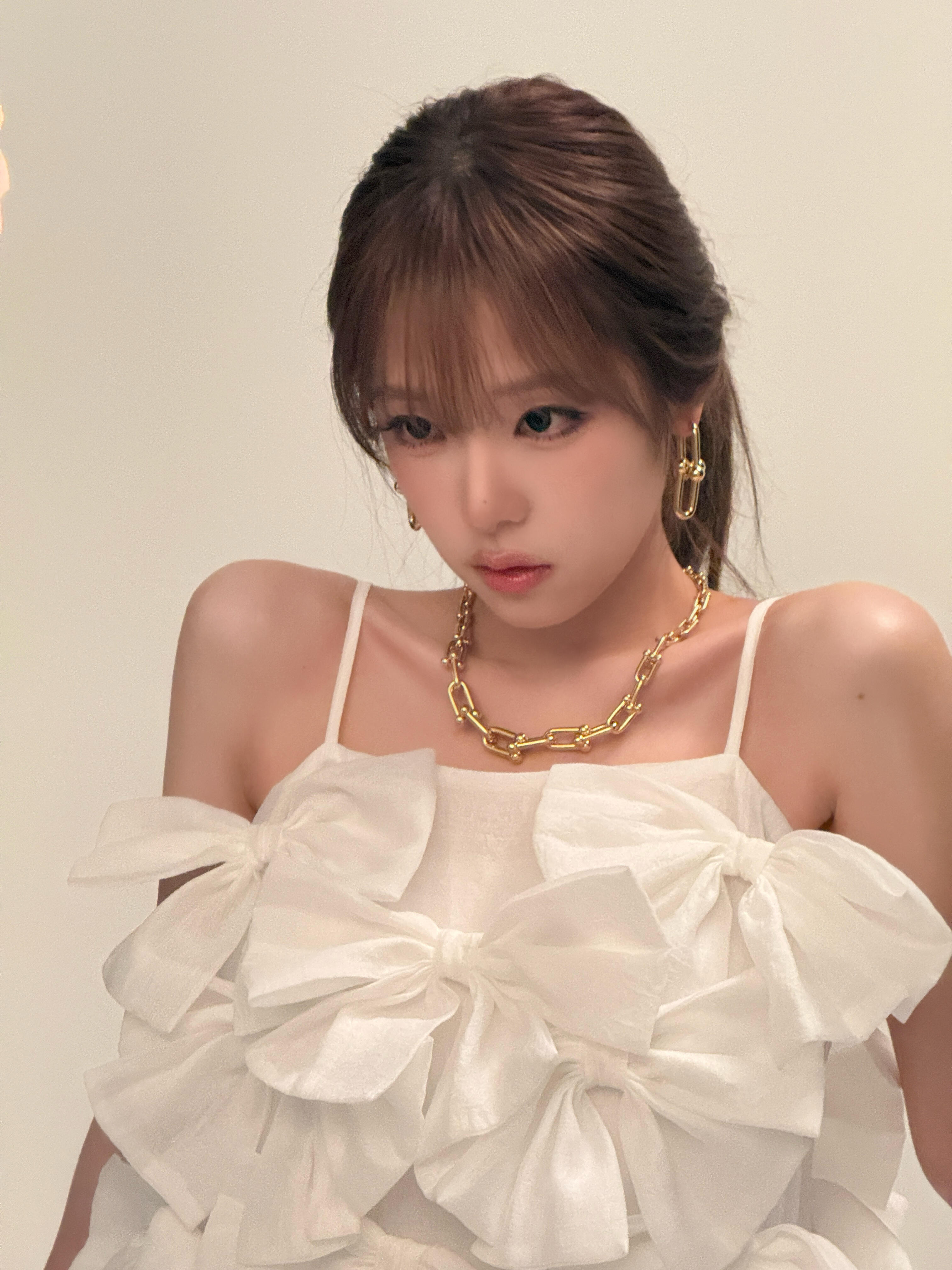 欧美重工轻奢小众博主同款U形项链钛钢镀金马蹄扣竹节颈链choker