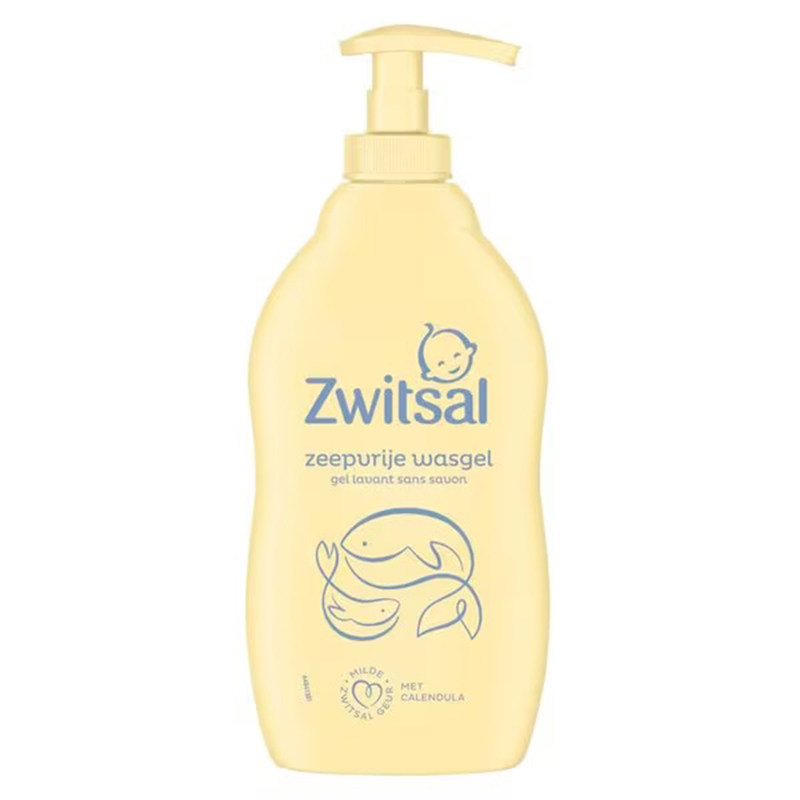 荷兰进口zwitsal瑞莎婴幼儿全能洗发沐浴露二合一沐浴400ml