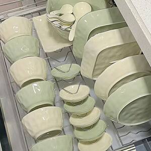 法式奶油风餐具套装陶瓷