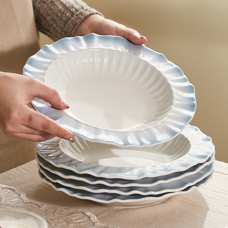 碗碟家用盘子2025新款陶瓷蘸料碟菜鱼盘釉下彩餐具大汤碗面耐高温,餐饮具,盘,淘宝优惠券,粉丝福利购,淘宝优惠卷