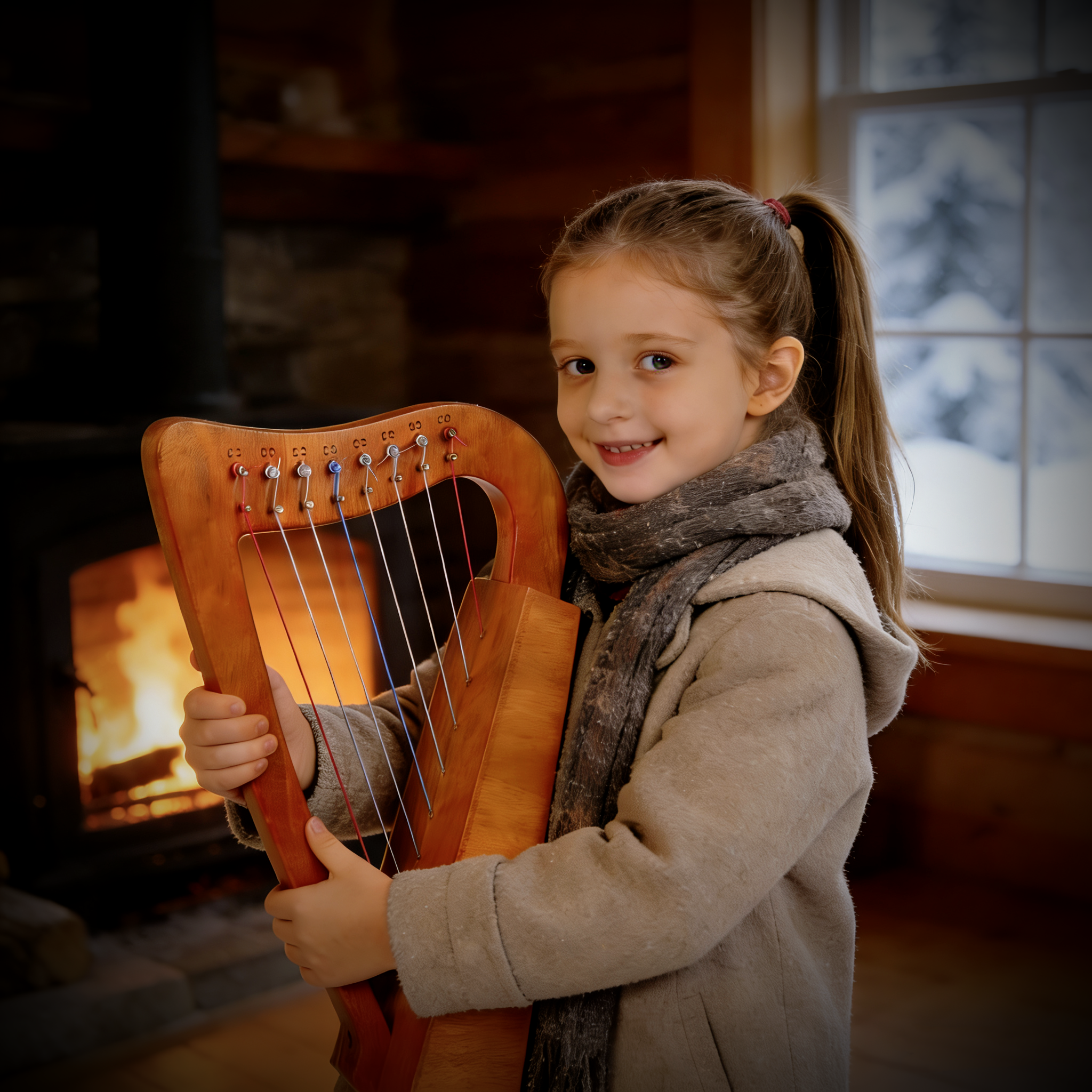 单板8音小竖琴19音莱雅15弦箜篌初学者lyre天使里拉琴小众乐器,乐器/吉他/钢琴/配件,竖琴,淘宝优惠券,粉丝福利购,淘宝优惠卷