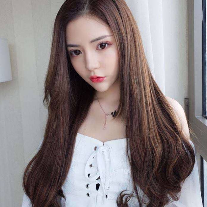 新款假发片女长直发u型半头套微卷内扣发型韩式中长发无痕贴接发