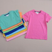 T恤 V领纯棉薄款 夏装 Rl033男童女童短袖 新款 小马糖果色有标