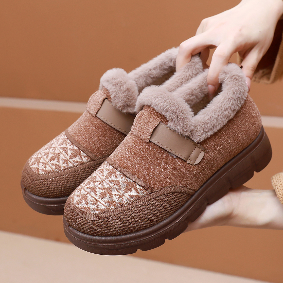 老北京布鞋冬季保暖雪地靴