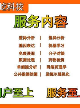 go kegg 富集分析 WGCNA预后模型诊断服务