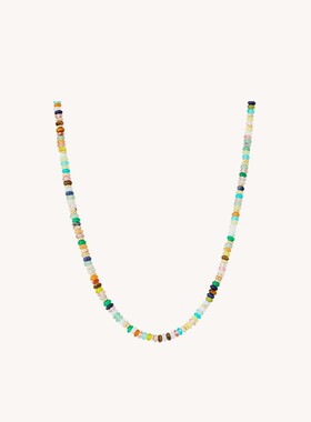 秘密花园彩虹守护项链手链多巴胺美拉德上新串珠多彩气质