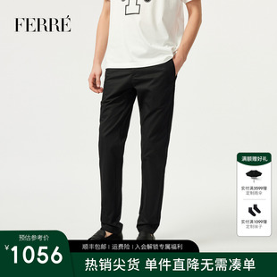 子男 FERRE费雷棉质亲肤经典 直筒百搭休闲裤 2025夏季 轻奢潮流长裤