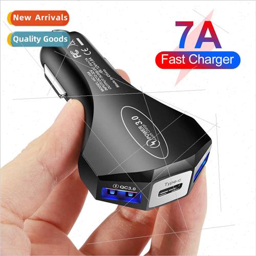 qc3.0 QC3.0+3.5A 2USB fast car charger car charger TYPE-C fa