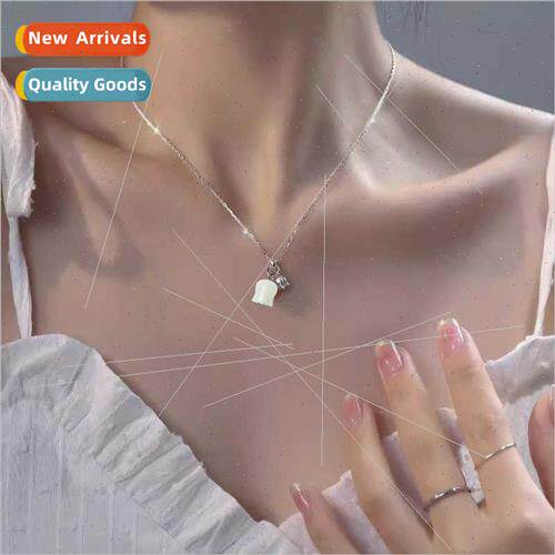 Suzuran flower necklace aesthetic gentle summer niche ins Mo