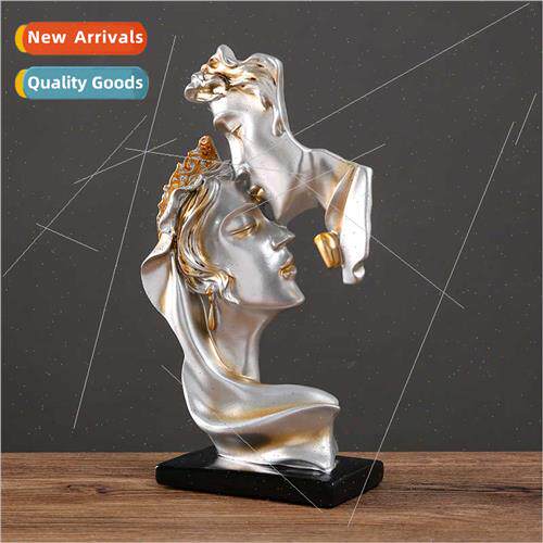 New a kiss love ornaments resin crafts home living room book