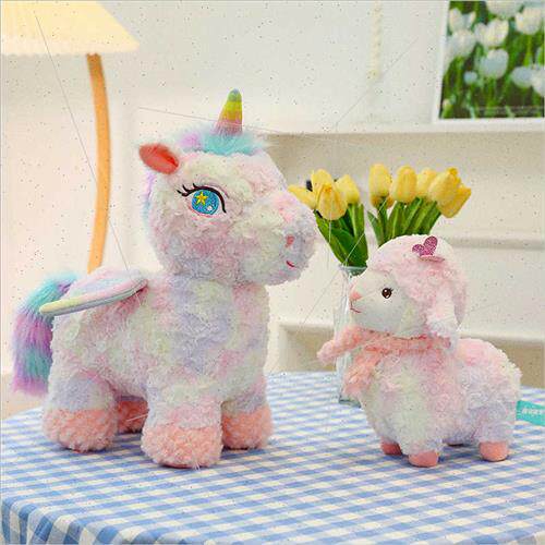 Unicorn cute ornament girl heart birthday gift rainbow sheep