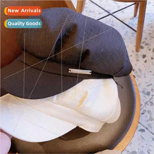 New pleated baseball cap Japanese sweet fashion sun hat wide