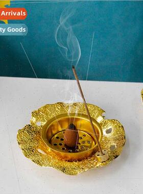 xury simple gold lotus leaves embossed metal multifunctional