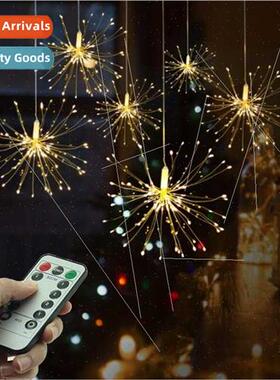 Copper wire LED fireworks lights dandelion lights Christmas