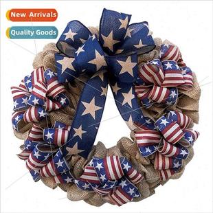 Independence Wreath U.S. 40CM July 30CM Pentagram Day