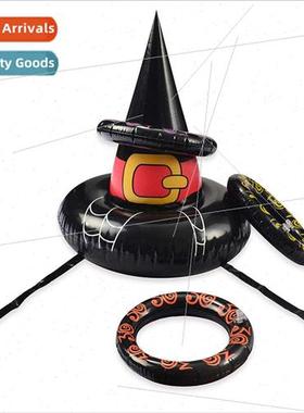 PVC inflatable Halloween wch hood conical wch hat throwing t