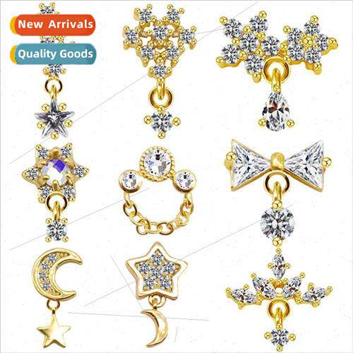 Europe Butterfly Nose Stud Nose Ring Snake Nose Stud Star Mo