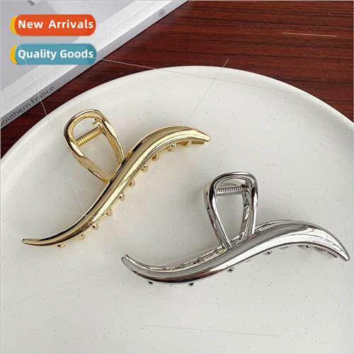 mple advanced sense metal hair clips female back head ins wi