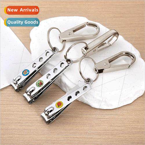 Nail clippers wh keychain ear digging combination large nail