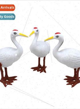 Children clockwork wind-up jumping crane toys mini gifts sim