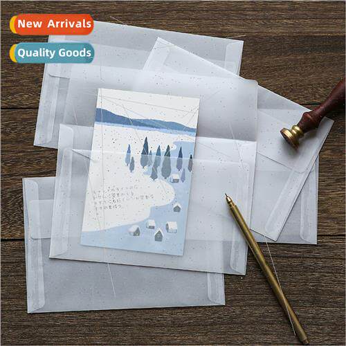 Blank Sulfate Envelope Creative Vintage Translucent Envelope